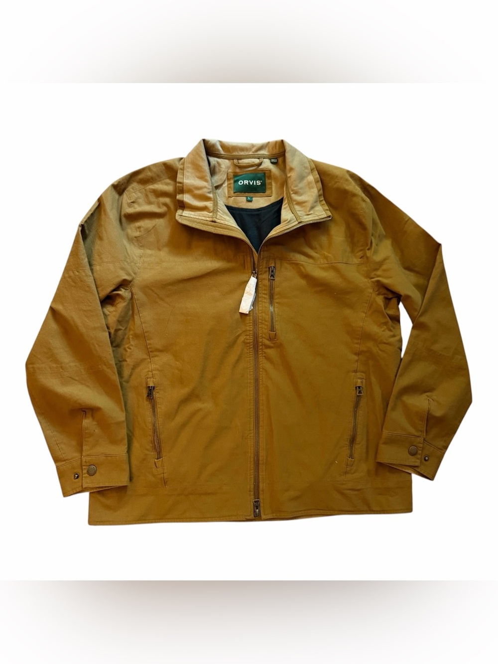 Orvis Men's This Bedford cord Briar KHAKI Jacket Size L NEW